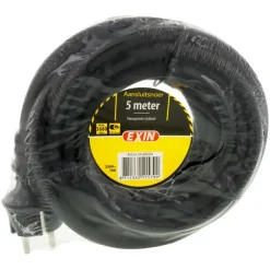 Aansluitsnoer 3x1.5mm² Neopreen 5 Meter Zwart