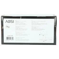 Absolut thermostatische badkraan Absi zwart 15 cm