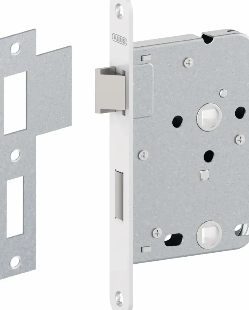 Abus badkamer-/wc-slot voorplaat wit