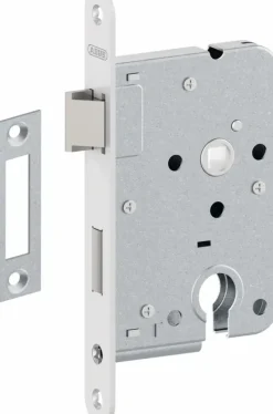 Abus cilinderslot voorplaat wit