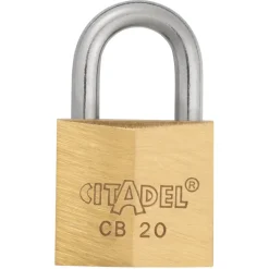 Abus Citadel hangslot 20 mm messing