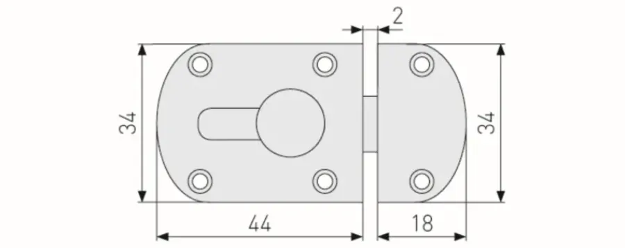 Abus deurbeveiling SRD44