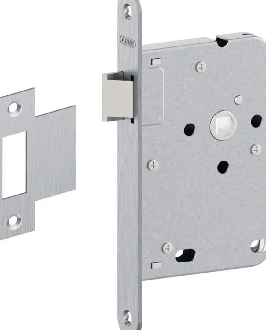 Abus loopslot voorplaat RVS