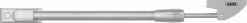 Abus raamuitzetter telescopisch buiten draaiend - zilver - 30cm