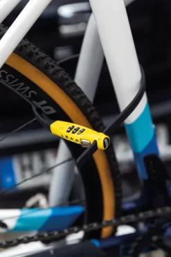 Abus travellock combiflex geel