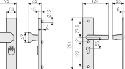 Abus veiligheidsbeslag LSZS 55 mm zwart SKG***