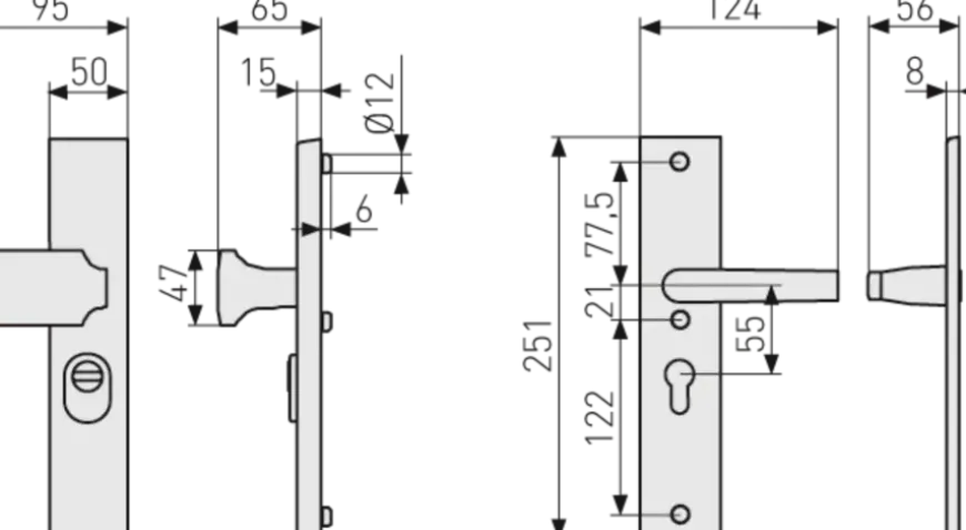 Abus veiligheidsbeslag LSZS 55 mm zwart SKG***