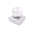 Geen Afdekkap paalbol tuinpaal aluminium 7x7 cm
