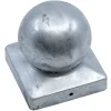 Geen Afdekkap paalbol tuinpaal verzinkt 9x9 cm