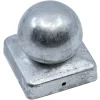 Geen Afdekkap paalbol tuinpaal verzinkt 7x7 cm