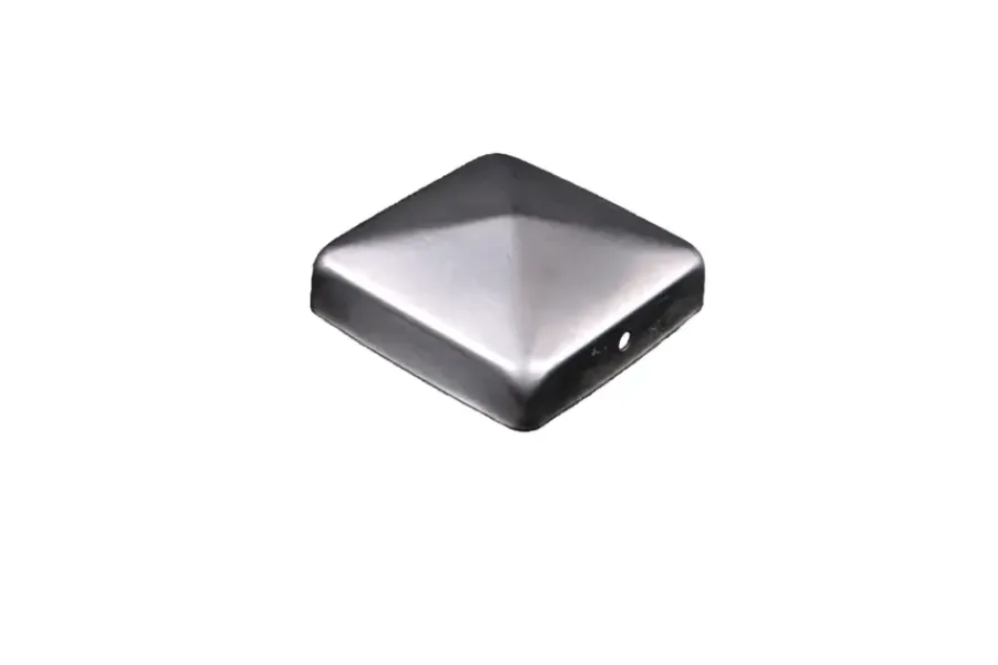 Waelbers Afdekkap piramide tuinpaal RVS 7x7 cm