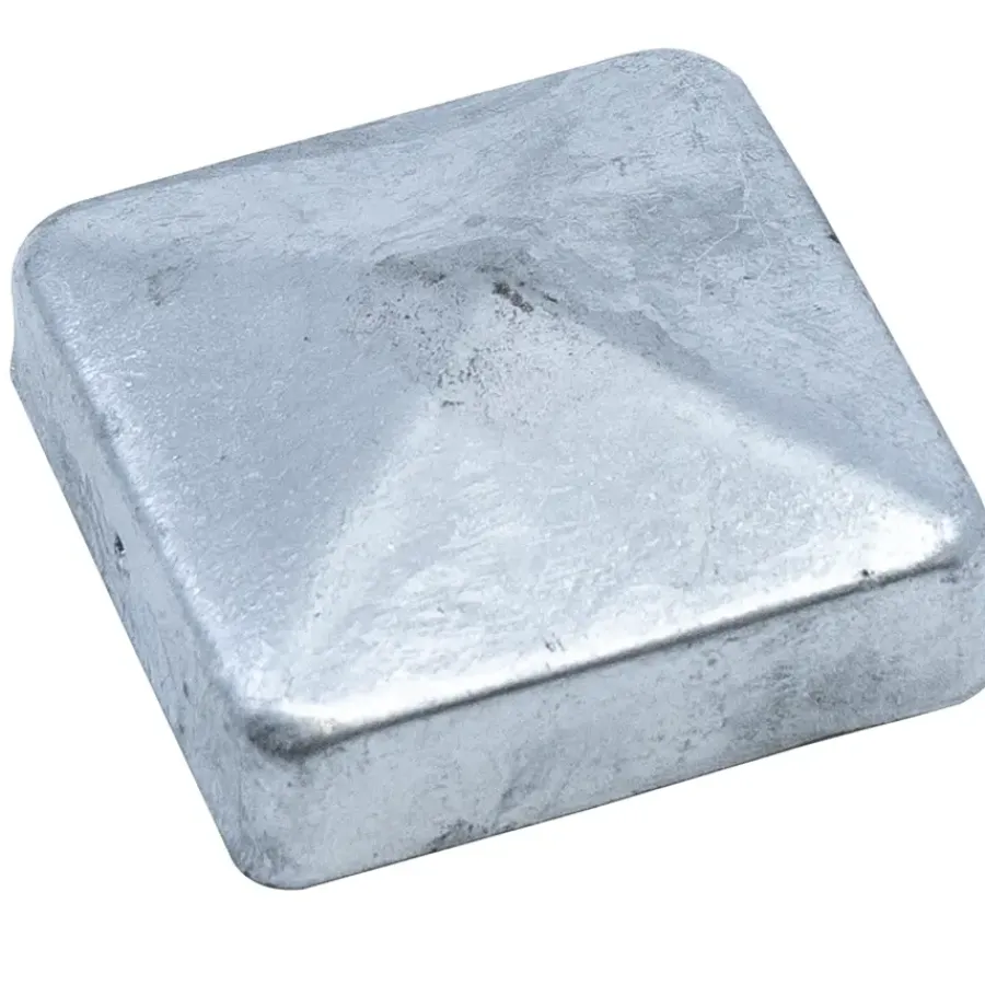Geen Afdekkap piramide tuinpaal verzinkt 7x7 cm