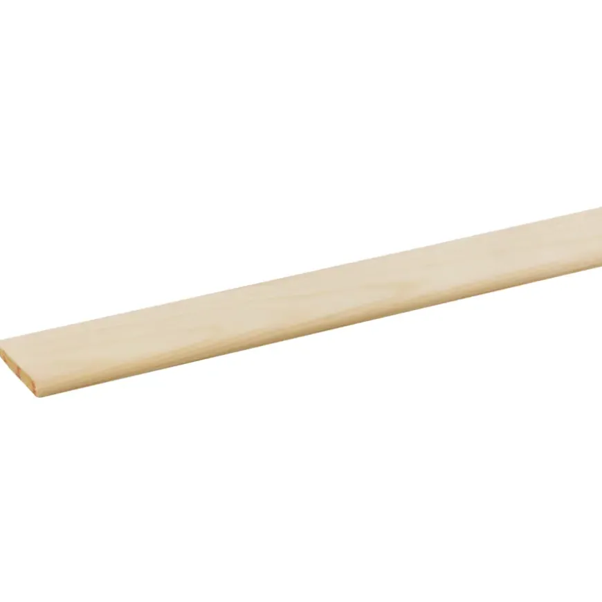 Afdeklijst grenen 6x44 mm lengte 270 cm