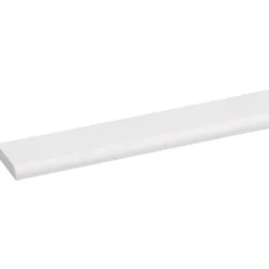 Afdeklijst grenen 5x22 mm wit gegrond lengte 270 cm