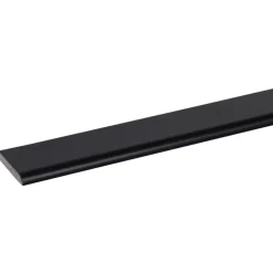 Afdeklijst grenen zwart gelakt 5x37mm 270cm