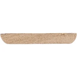 Afdeklijst MDF wit folie 4x30 mm 260 cm