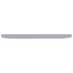 Geen Afdekprofiel kunststof RVS look zelfklevend 2x30mm 260cm