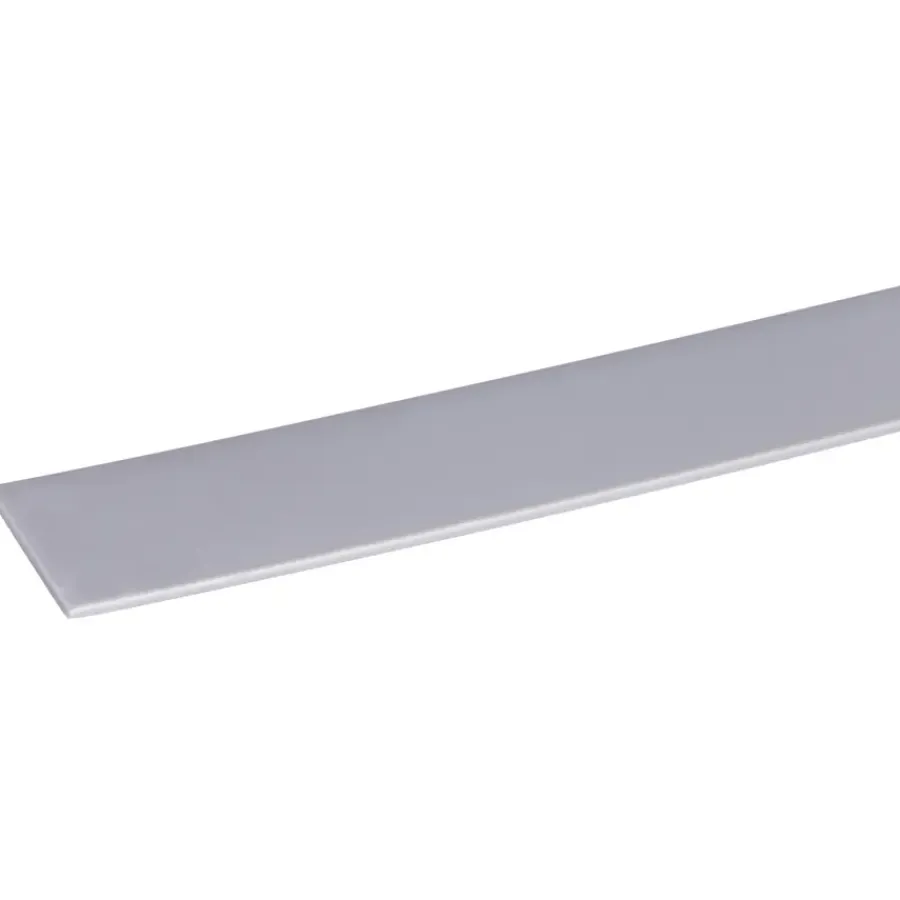 Geen Afdekprofiel kunststof RVS look zelfklevend 2x30mm 260cm