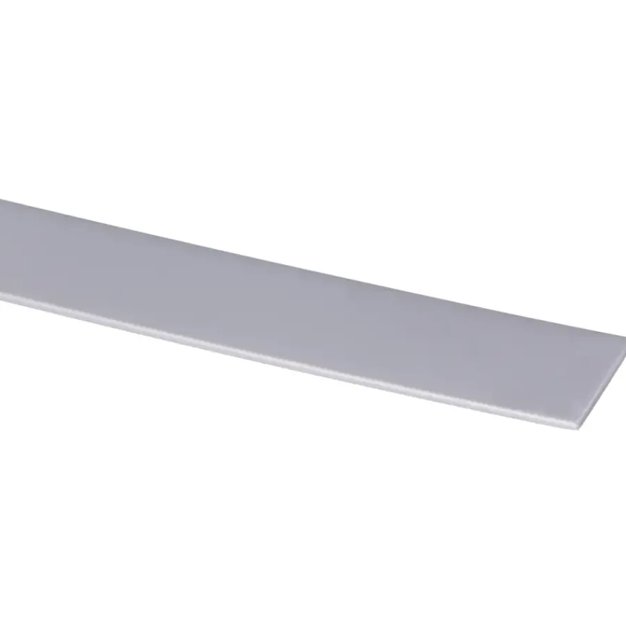 Geen Afdekprofiel kunststof RVS look zelfklevend 2x30mm 260cm