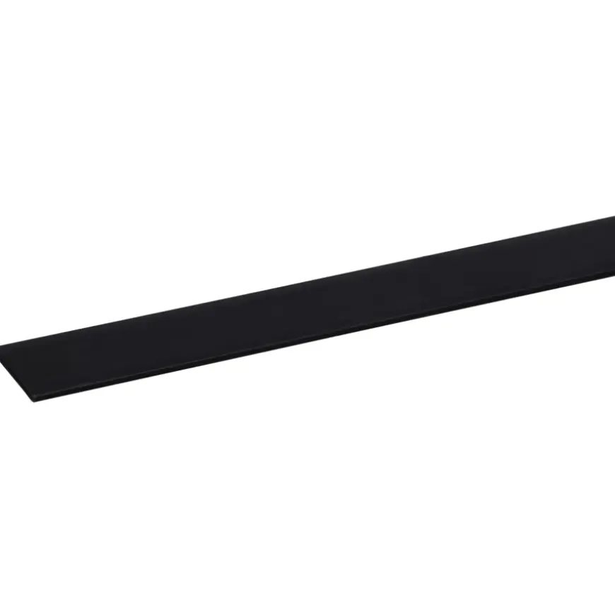 Afdekprofiel kunststof 2x30 mm lengte 260 cm zwart