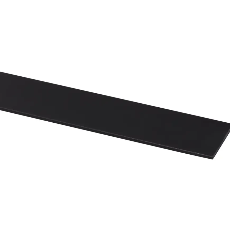 Afdekprofiel kunststof zwart zelfklevend 2x30mm 260cm