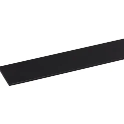 Afdekprofiel kunststof zwart zelfklevend 2x30mm 260cm
