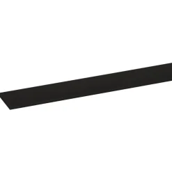 Geen Afdekprofiel zelfklevend kunststof zwart 2x20mm 260cm