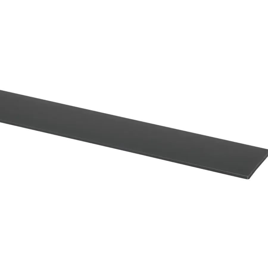 Geen Afdekprofiel zelfklevend kunststof antraciet 2x30mm 260cm