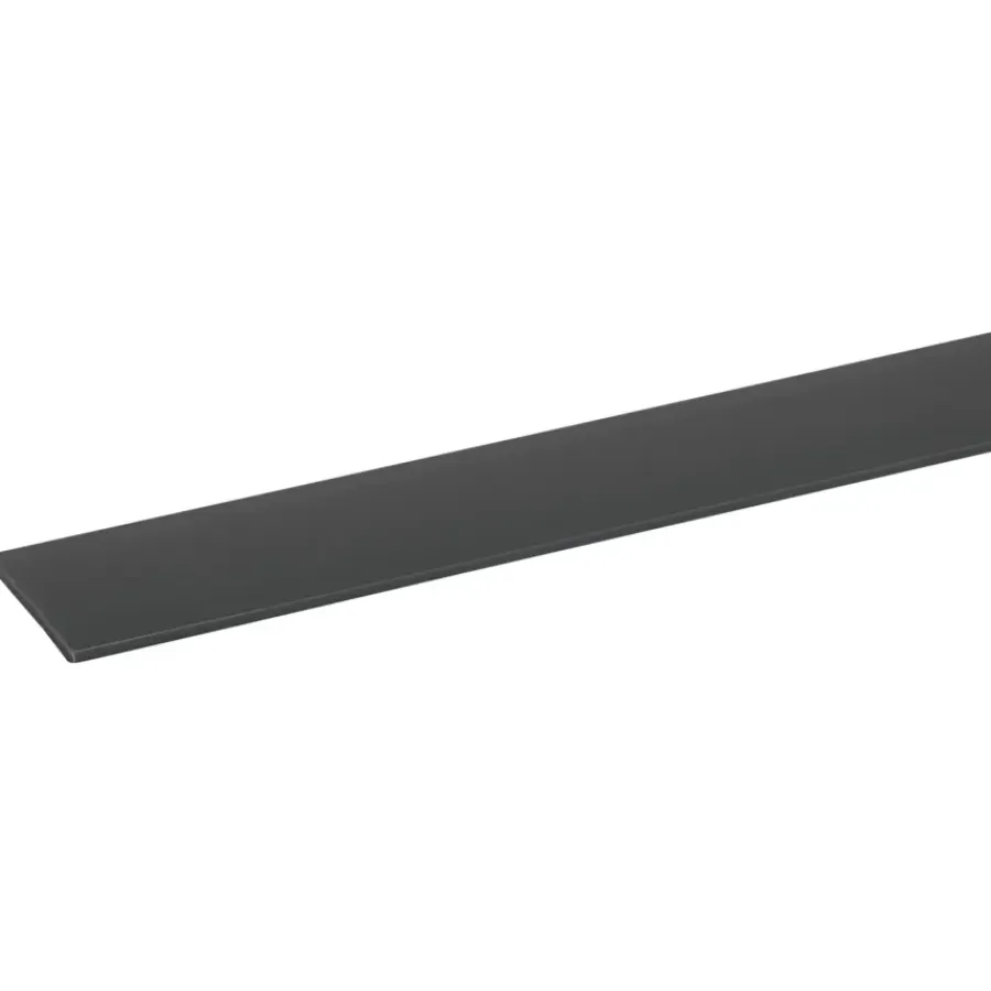 Geen Afdekprofiel zelfklevend kunststof antraciet 2x30mm 260cm