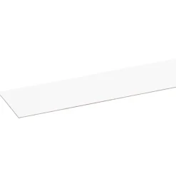 Afplakstrook 60,5x2,8cm Wit 2 stuks