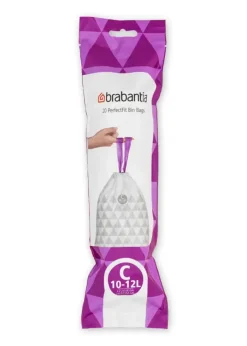 Brabantia Afvalzak met trekbandsluiting 'PerfectFit' C, 10-12 liter (20 stuks/rol)