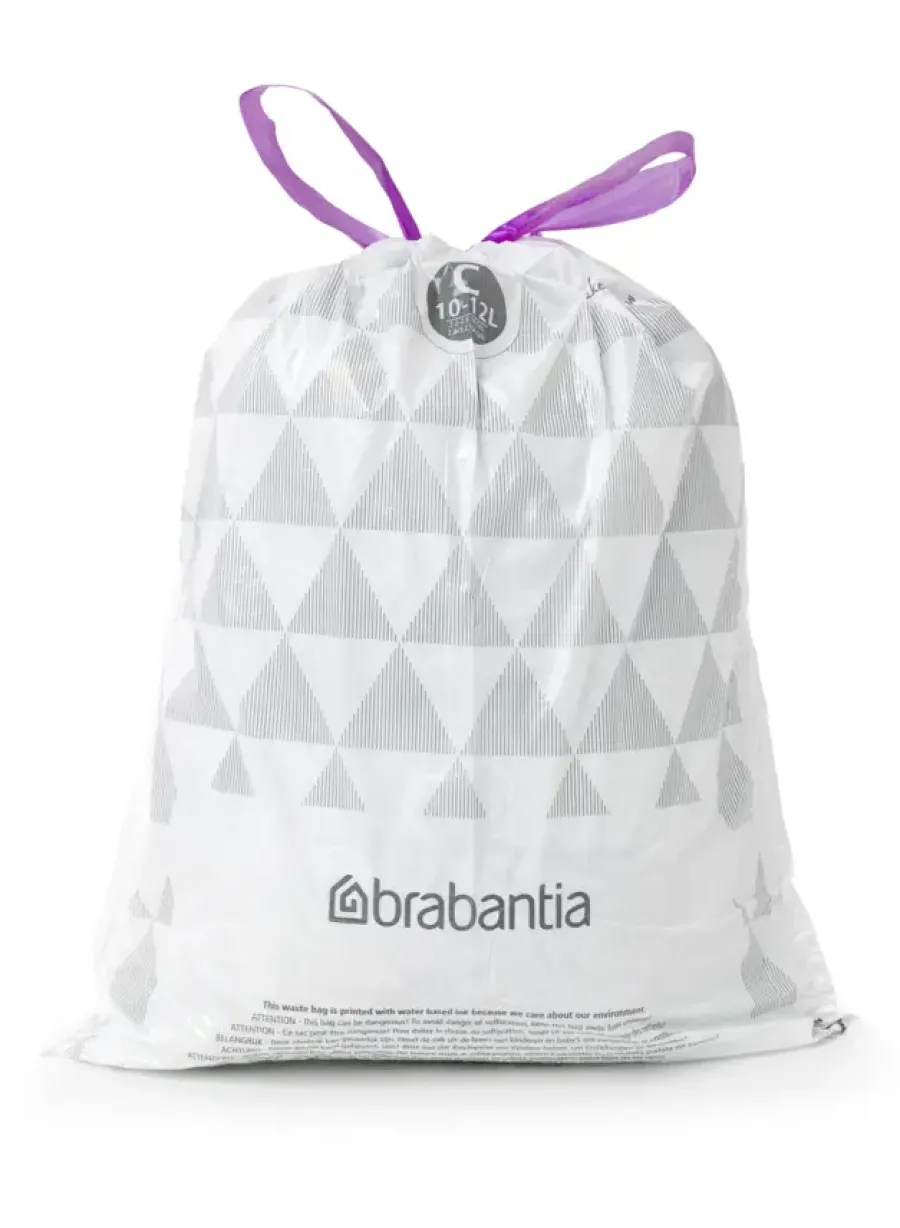 Brabantia Afvalzak met trekbandsluiting 'PerfectFit' C, 10-12 liter (20 stuks/rol)