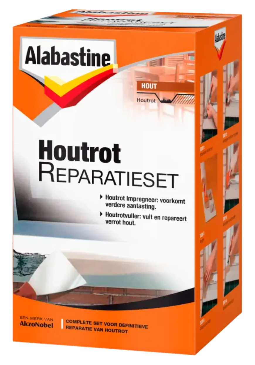 Alabastine houtrot reparatieset 500 gr