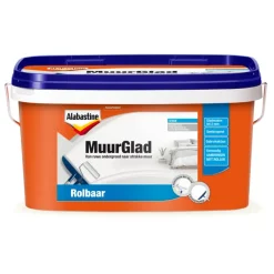 Alabastine MuurGlad rolbaar 10 liter