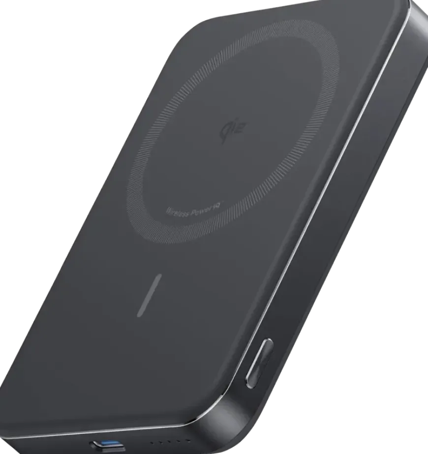 Anker MagGo Slim powerbank snelladen 10.000 mAh zwart