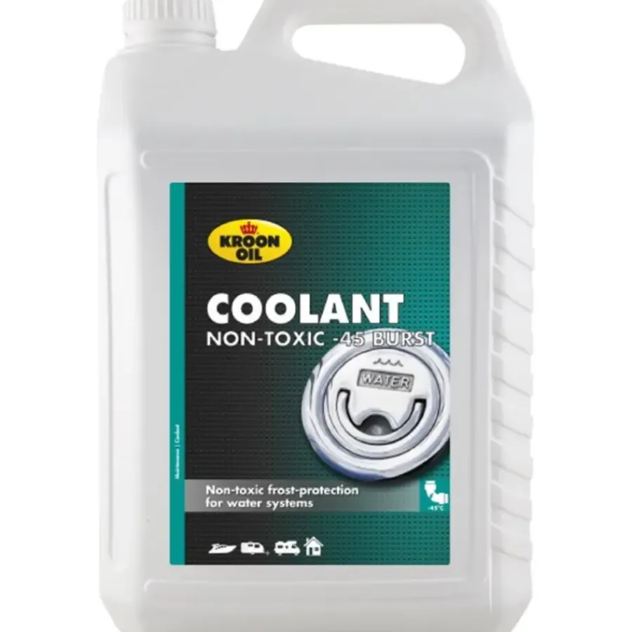 Kroon Oil Antivries motor en drinkwatersysteem 5 L niet giftig -45°C