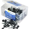 Aquaplan Aqua-pan schroef met dichtingsring antraciet 35 mm 40 stuks