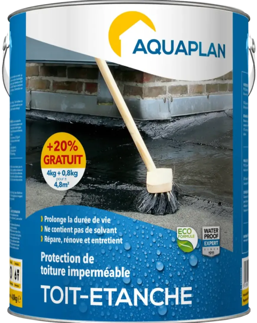 Aquaplan Dak-Dicht renovatiecoating 4 liter + 20% gratis