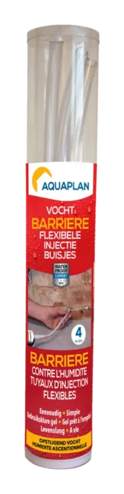 Aquaplan vochtbarrière injectiebuisjes 4 stuks