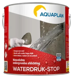 Aquaplan Waterdruk-stop cement afdichting 2,5 kg