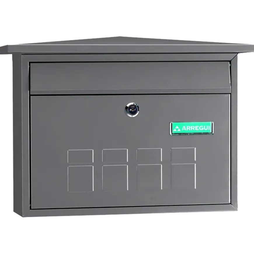 Arregui Brievenbus Deco Grijs