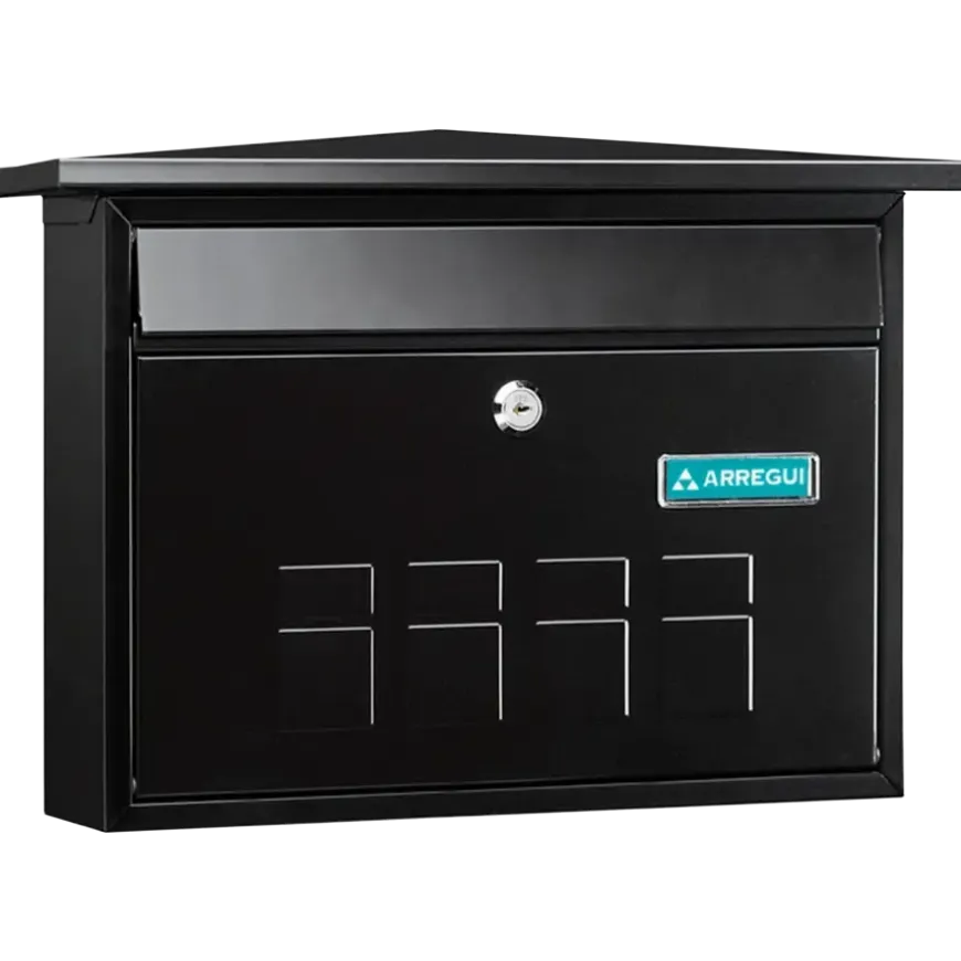 Arregui Brievenbus Deco Zwart