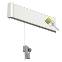 Artiteq Click Rail schilderij ophangsysteem compleet 6 meter wit RAL 9016 overschilderbaar