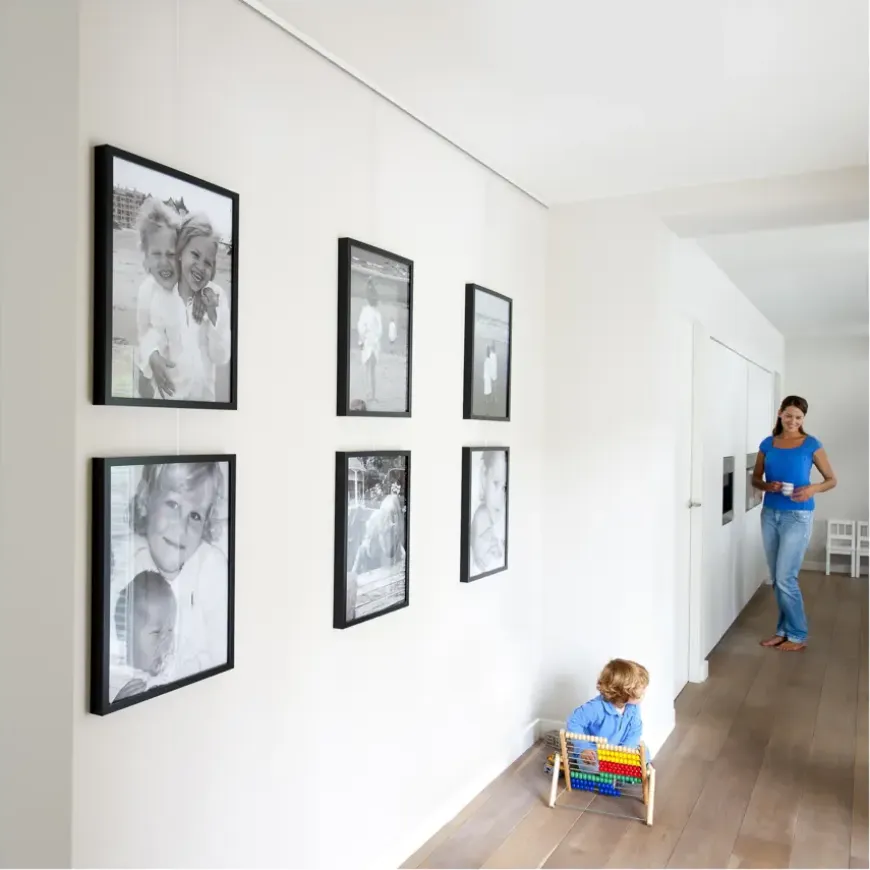 Artiteq Click Rail schilderij ophangsysteem compleet 2 meter aluminium