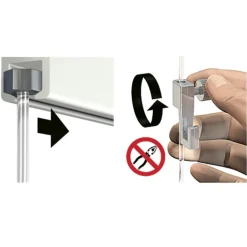 Artiteq perlon ophangkoord voor Artiteq schilderij ophangsystemen 4 kg 2 stuks