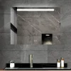 Atlantic badkamerspiegel Delon met verlichting rechthoek 60 x 80 cm chroom