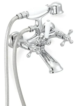 Atlantic badkraan Louise met handdouche chroom 15 cm