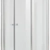 Atlantic douchecabine Cedar zilver glas 90 x 90 x 195 cm
