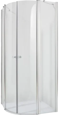 Atlantic douchecabine Cedar zilver glas 90 x 90 x 195 cm