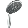 Atlantic douchekop Mason handdouche waterbesparend 3 standen ø 15 cm chroom